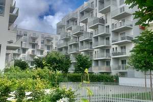 Schwabing, Leopoldstr. 204, Rückgebäude, möblierte 1 Zi.-Whg. mit Westbalkon, 6. OG, Bj. 2018 – Leopoldstraße 204, 80804 Neufreimann, München – Vorschaubild 2