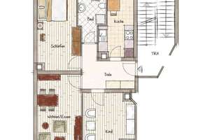 Bockenheim - Gemütliche 3 Zimmer Altbauwohnung – 60487 Bockenheim, Frankfurt am Main – Vorschaubild 3