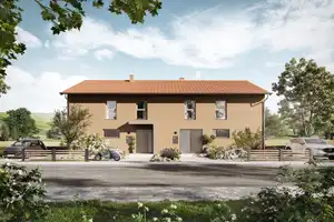 Exklusives PLUSENERGIEHAUS - DHH ohne Energiekosten - die Zukunft des Wohnens ! – Augsburg (Kreis) – Vorschaubild 1