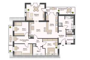 Haus im Haus - Familienfreundliche 5-Zimmerwohnung mit Dachterrasse, Gartenanteil und Pool
 – Die vollständige Adresse der Immobilie erhältst du vom Anbieter., 85567 Grafing bei München – Vorschaubild 19