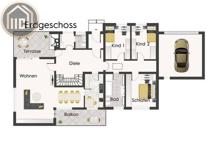 Grundriss Erdgeschoss