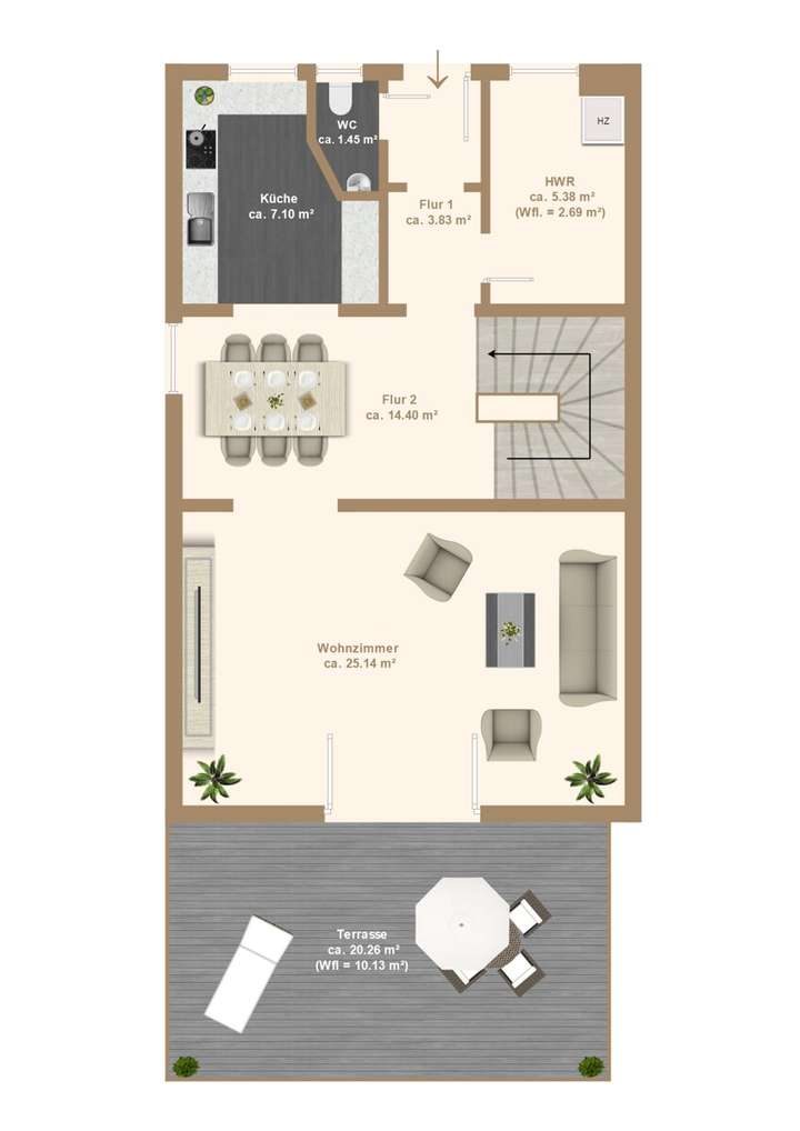 Grundriss Erdgeschoss