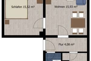 ERSTBEZUG! Schöne 2-Raumwohnung im Spitzgrund – Moritzburger Str. 96c, 1640 Coswig – Vorschaubild 2