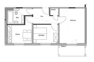 Aufzug! 6.OG Charmante 2-R-Whg Wanne+ Balkon+ EBK! – Pfotenhauerstraße  86, 1307 Johannstadt-Nord, Dresden – Vorschaubild 3