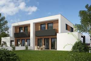 Moderne Doppelhaushälfte, massiv und energiesparend gebaut, mit schönem Garten, individuell planbar
