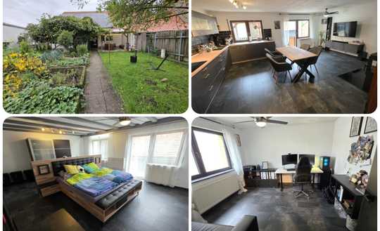 Wohnglück PUR in dieser Grundsanierten DHH mit Terrasse, Garten, Scheune, neuw. EBK  in Feldrandlage