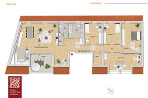 ***Sehr große 5 Zi. Eigentumswohnung im DG, WE 2a-5 mit Balkon + Loggia*** – Pfinztalstr. 2a, 76227 Durlach, Karlsruhe – Vorschaubild 2