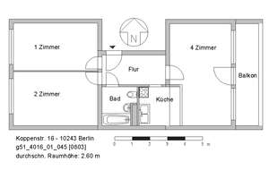 MIT WBS160-20! 3-Zimmer-Wohnung in Friedrichshain – Koppenstraße 16, 10243 Friedrichshain, Berlin – Vorschaubild 7