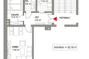 AB SOFORT + SCHLEUSSIG + 2 RAUM + LAMINATBODEN – 4229 Schleußig, Leipzig – Vorschaubild 2