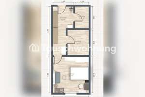 Tauschwohnung: Günstig Single-Wohnung direkt an der Lorettostraße – Die vollständige Adresse der Immobilie erhältst du vom Anbieter., 40219 Unterbilk, Düsseldorf – Vorschaubild 6