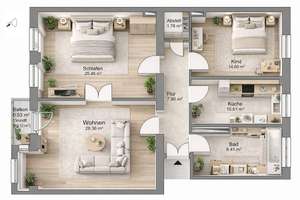 Traumhafte Altbauwohnung mit Balkon im TOP ZUSTAND! Aufzug vorhanden, bezugsfrei! – Seegefelder Straße 57, 13583 Spandau (Ortsteil), Berlin – Vorschaubild 11
