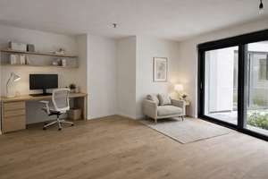 Neubau: ruhig gelegen und Homeoffice geeignete 3,5 - 4 Zimmer Maisonette-Wohnung im Innenhof – Parkstr. 4, 80339 Schwanthalerhöhe (Ortsteil), München – Vorschaubild 2