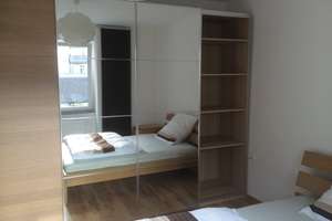 Renovated, modern, fully furnished, 2 rooms + eat-in fitted kitchen, bathtube, balcony – Bilker Allee 53, 40219 Unterbilk, Düsseldorf – Vorschaubild 5