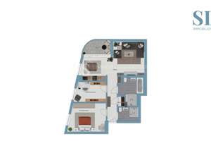 Wohnen auf höchstem Niveau - Exklusive 3-Zimmer-Wohnung mit Tiefgaragenstellplatz & Seeblick – Die vollständige Adresse der Immobilie erhältst du vom Anbieter., 40549 Heerdt, Düsseldorf – Vorschaubild 11