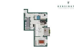 Southwest balcony in Altglienicke – stylish 3-bedroom apartment with comforts and an parking space! – Die vollständige Adresse der Immobilie erhältst du vom Anbieter., 12524 Altglienicke, Berlin – Vorschaubild 7