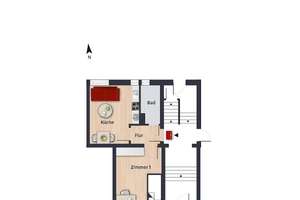 Citywohnung im Erdgeschoss // EG links – Heinrich-Heine-Str. 29, 38440 Stadtmitte (Ortsteil), Wolfsburg – Vorschaubild 6