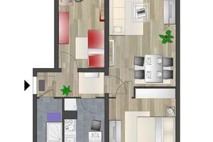3-Raum-Wohnung in attraktiver Wohnlage – Weststr. 123, 9116 Altendorf, Chemnitz – Vorschaubild 5
