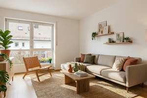Helle, ruhige 2-Zimmer Wohnung in gemütlicher Atmosphäre – Die vollständige Adresse der Immobilie erhältst du vom Anbieter., 81379 Am Waldfriedhof, München – Vorschaubild 3