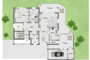 "Zwei unter einem Dach" schafft dieses Einfamilienhaus mit Einliegerwohnung und Garten – Die vollständige Adresse der Immobilie erhältst du vom Anbieter., 86830 Schwabmünchen – Vorschaubild 6