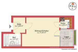 Erbpacht: München-Aubing: Freies, top renoviertes, schickes Apartment – Streitbergstr. 79, 81249 Aubing-Süd, München – Vorschaubild 12