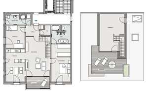 Wunderschöne Maisonette-Wohnung mit herrlichem Ausblick und  2 TG-Stellplätze – Kamillenweg 13a, 38446 Steimker Berg, Wolfsburg – Vorschaubild 5