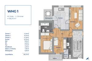Kapitalanlage in Bestlage – Altbau mit Potenzial in der Wiehre – 79102 Oberwiehre, Freiburg im Breisgau – Vorschaubild 2
