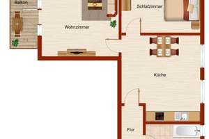 Nachmieter zum 01.10. gesucht! 2-Zimmer-Wohnung in Leverkusen Opladen – 51379 Opladen, Leverkusen – Vorschaubild 3