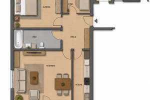 Penthouse-Wohnen für Paare - mit Weitblick über Wiesbaden Nordenstadt – Die vollständige Adresse der Immobilie erhältst du vom Anbieter., 65205 Nordenstadt, Wiesbaden – Vorschaubild 15