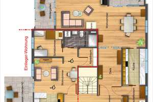 Schönes Zuhause in ruhiger Siedlung mit Einliegerwohnung, Solar, Doppel-Garage und großem Grundstück – Ostalbkreis – Vorschaubild 28