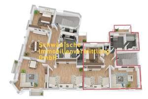 3-Zi.-Whg., 3. OG, Altbau, verglaste Veranda, *Sanierungsgebiet*, kein Denkmalschutz, ATP 9 – Die vollständige Adresse der Immobilie erhältst du vom Anbieter., 70376 Neckarvorstadt, Stuttgart – Vorschaubild 4