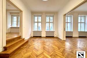 Wohnen oder Gewerbe – Repräsentative Gründerzeitwohnung mit 193 m² Wfl.
am Adenauer Platz
