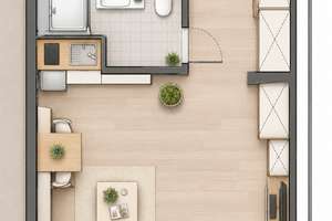 1-Zimmer Wohnung am Kuhberg - Ideal für Studenten oder Pendler! – Am Hochsträß 2A, 89081 Weststadt, Ulm – Vorschaubild 7
