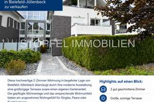 Moderne Terrassenwohnung mit Gartenanteil in Bielefeld - Jöllenbeck