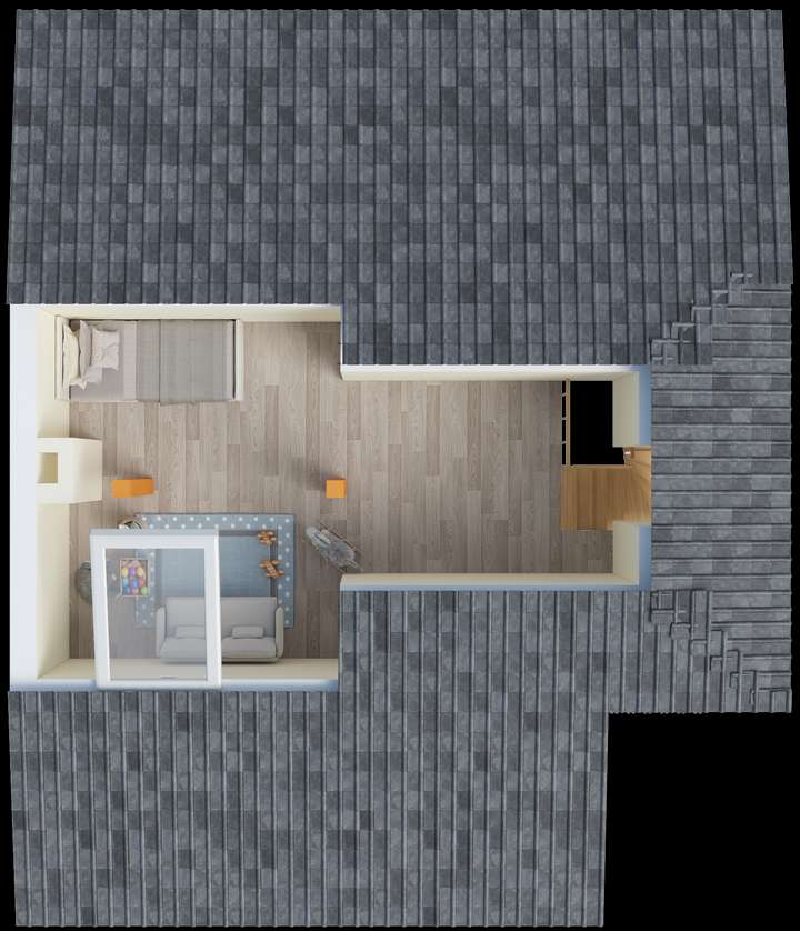 Grundriss Spitzboden