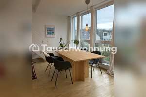 Tauschwohnung: Große Maisonnette Wohnung im Grünen für kleine Stadt-Oase