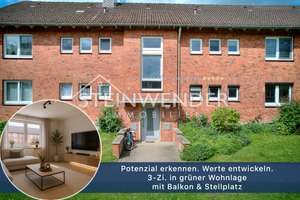 Potenzial erkennen. Werte entwickeln.3-Zi. in grüner Wohnlage mit Balkon & Stellplatz