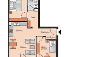 Helle Modernes 3 Zimmer-Wohnung mit Balkon in Heidelberg Befristet für 2 Jahre. – Kirchstraße 36, 69115 Bergheim, Heidelberg – Vorschaubild 4