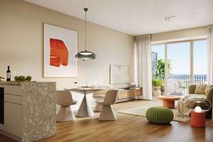 Neuwertige 1-Zimmer-Wohnung mit Balkon – Die vollständige Adresse der Immobilie erhältst du vom Anbieter., 64283 Mitte, Darmstadt – Vorschaubild 2