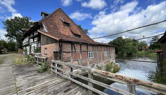 Bild von Großzügiges Anwesen an der Oker mit 40.000 m² Grundstück und einem Wasserkraftwerk