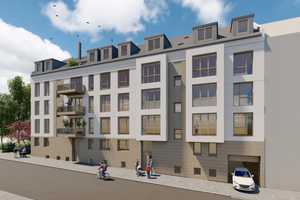 Exklusiver Neubau im Lutherviertel mit Balkon, Fußbodenheizung und Parkett! – Andreasstraße 7, 9126 Chemnitz – Vorschaubild 1