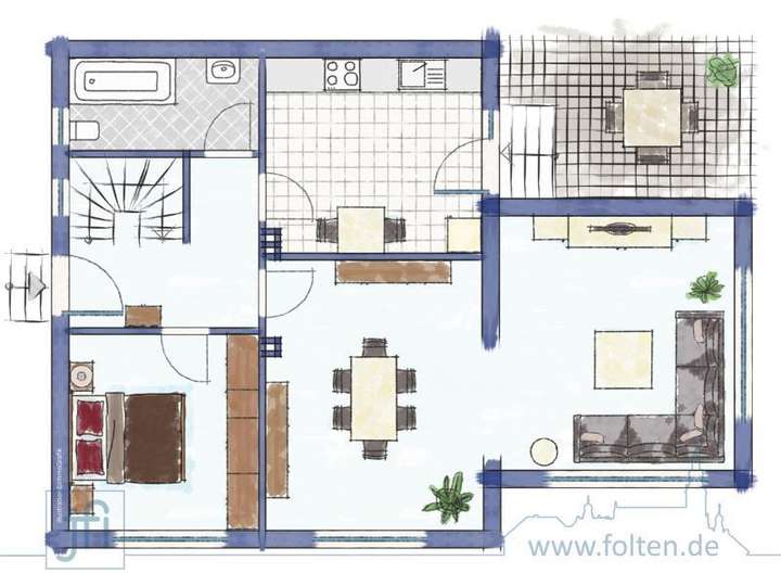 Grundriss Erdgeschoss