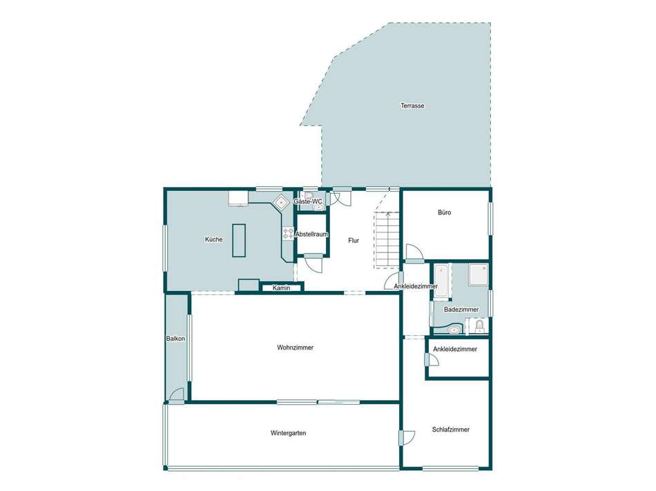 Grundriss Skizze EG