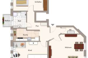 Großzügige Altbauwohnung in der Hegelstraße !  – Hegelstraße 26, 39104 Altstadt, Magdeburg – Vorschaubild 16