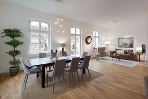 NEUWERTIG Traumhafte 4.5 Zimmer-Maisonette (Rheinnähe) in historischem Gebäude von 1844