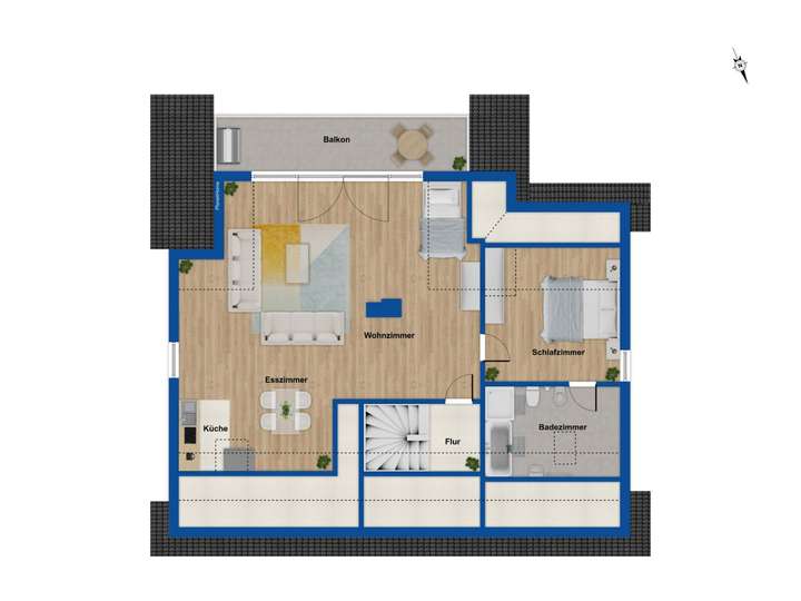 Grundriss - Dachgeschoss