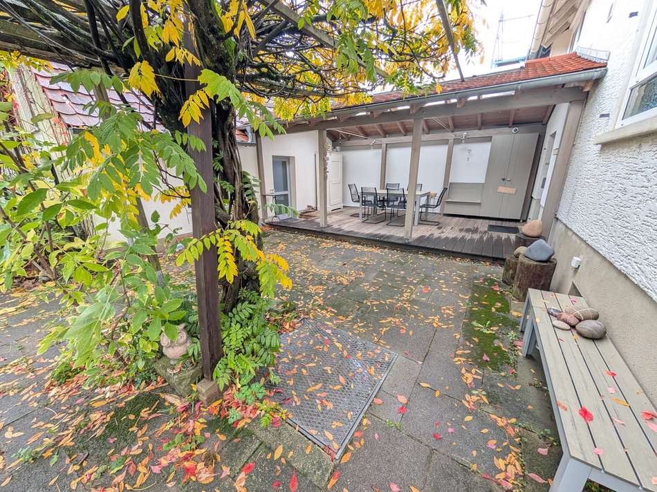 Überdachte Terrasse