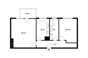 Willkommen in Britz: Praktisch geschnittene 2-Raum-Wohnung mit Balkon in ruhiger Lage, vermietet – Die vollständige Adresse der Immobilie erhältst du vom Anbieter., 12359 Britz, Berlin – Vorschaubild 8