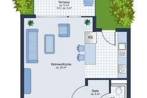 Zuhause auf zwei Ebenen: Maisonette mit Garten – Die vollständige Adresse der Immobilie erhältst du vom Anbieter., 22529 Lokstedt, Hamburg – Vorschaubild 6