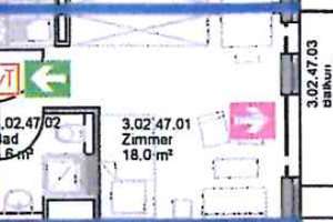 Provisionsfrei: Gepflegtes Studentenapartment in Regensburg / Nähe Universität zu verkaufen – Regerstraße 6, 93053 Galgenberg, Regensburg – Vorschaubild 2