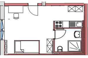 Modernisierte 1-Zimmer-Wohnung in der Nordweststadt – Die vollständige Adresse der Immobilie erhältst du vom Anbieter., 76187 Nordweststadt, Karlsruhe – Vorschaubild 2
